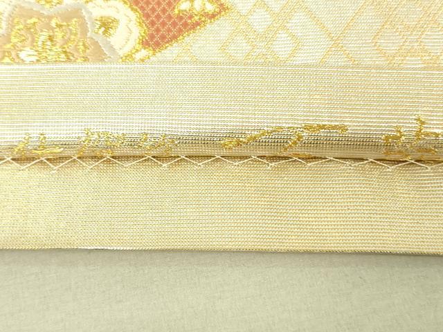 平和屋着物◎六通柄袋帯 唐織 佐賀箔 百華 金糸 正絹 逸品 DAAK5839re