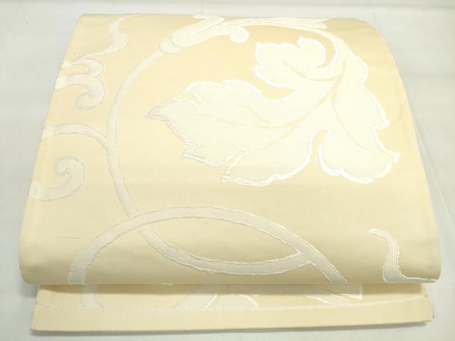 平和屋着物◎六通柄袋帯 葡萄唐草文 正絹 逸品 DAAK7753xg