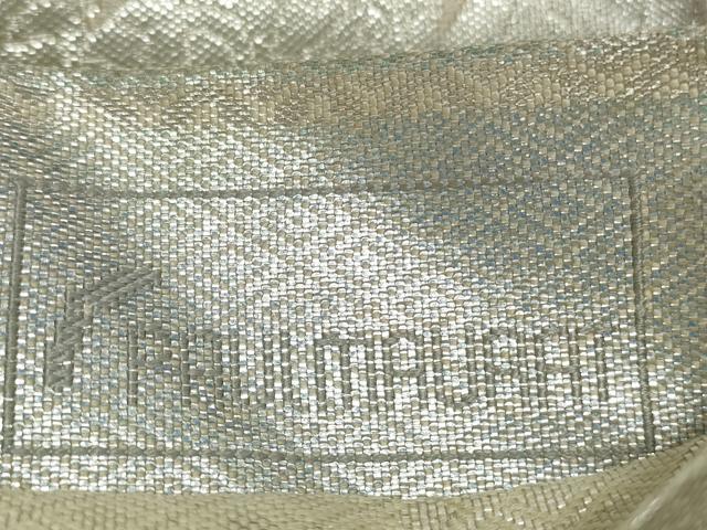 平和屋着物◎佐賀錦 六通柄袋帯 孔雀文 金銀糸 正絹 逸品 DAAK7763xg