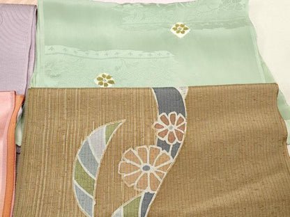 平和屋着物★和装小物　上質な帯揚げ10枚セット　逸品　DAAK7956xg