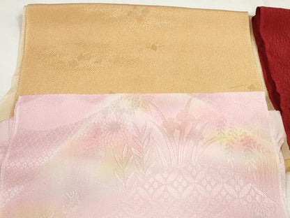 平和屋着物★和装小物　上質な帯揚げ10枚セット　逸品　DAAK7978xg