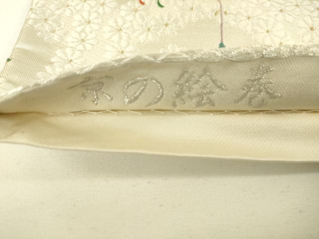 平和屋着物◎六通柄袋帯 唐織 京の絵巻 金銀糸 正絹 逸品 DAAK8012bc
