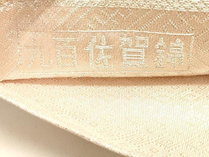 平和屋着物◎佐賀錦 六通柄袋帯 織匠宝文 金銀糸 正絹 逸品 DAAK8226bc
