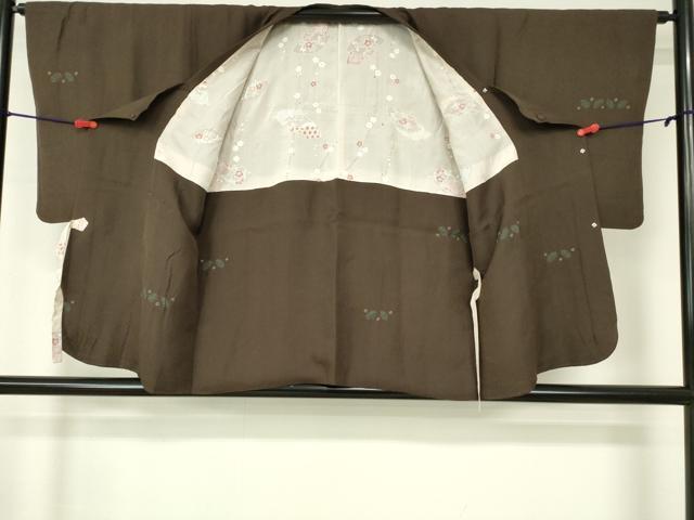 平和屋着物■道行コート　絞り　横段丸文　正絹　逸品　DAAK9044cm