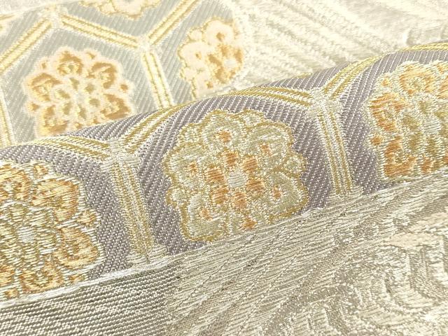 平和屋着物■六通柄袋帯 吉祥エ霞流水文 金銀糸 正絹 逸品 DAAL0217we