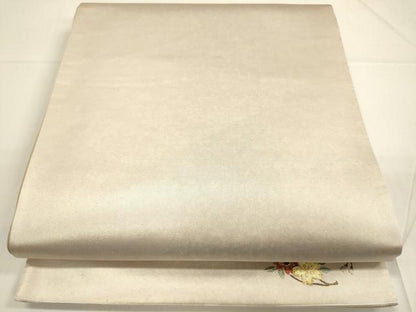 平和屋着物■六通柄袋帯　ワンポイント　螺鈿　霞文　引箔　正絹　逸品　DAAL0279we