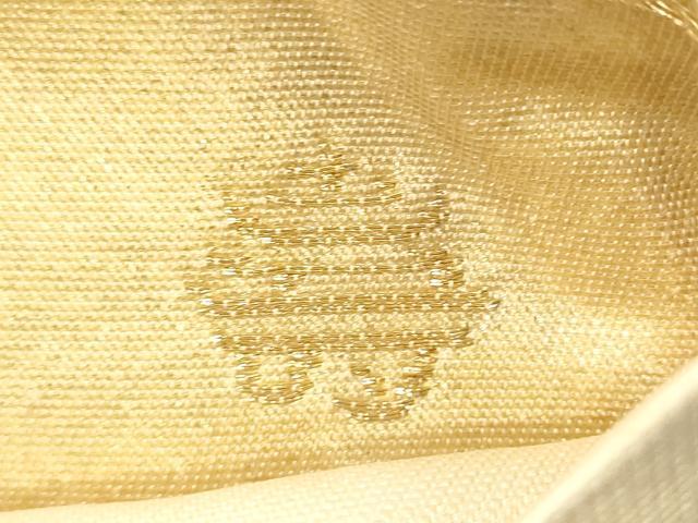 平和屋着物■六通柄袋帯　流水霞錦文　金糸　引箔　正絹　逸品　DAAL0321we