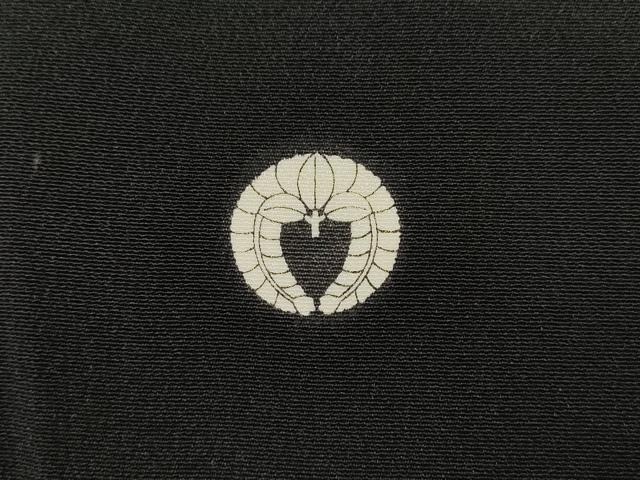 平和屋着物■豪華黒留袖 駒刺繍 飛鶴松文 金彩 正絹 逸品 DAAL2128ya