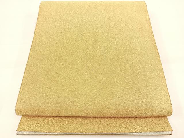 平和屋着物◎両面 全通柄袋帯 霞文 金糸 正絹 逸品 DAAL3051qp