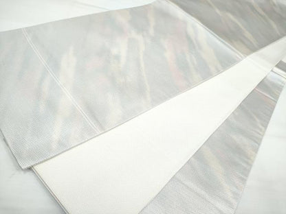 平和屋着物◎六通柄袋帯 霞文 正絹 逸品 DAAL3868cd