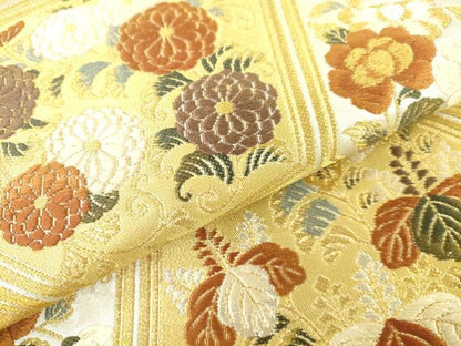 平和屋着物■六通柄袋帯　唐織　蒔繪香箱亀甲文　金銀糸　正絹　逸品　DAAL4131jｍ