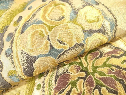 平和屋着物■六通柄袋帯 唐織 花鼓文 金糸 正絹 逸品 DAAL4163jm