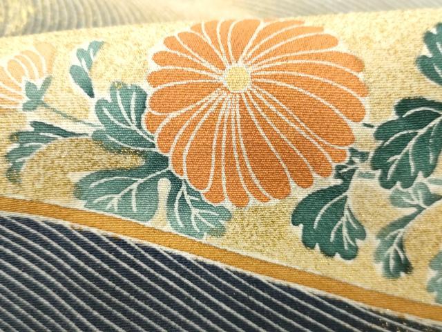 平和屋着物■豪華黒留袖 地紙花鳥文 正絹 逸品 DAAL4630tw