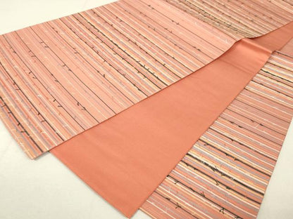 平和屋着物◎六通柄京袋帯　横段文　正絹　逸品　DAAL6035fc