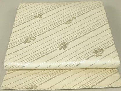 平和屋着物◎佐賀錦 両面 六通柄袋帯 孔雀文 金銀糸 正絹 逸品 DAAL6327fc