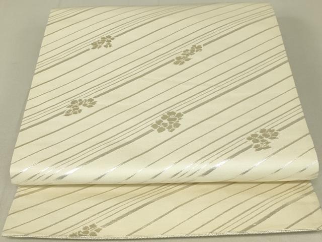 平和屋着物◎佐賀錦 両面 六通柄袋帯 孔雀文 金銀糸 正絹 逸品 DAAL6327fc