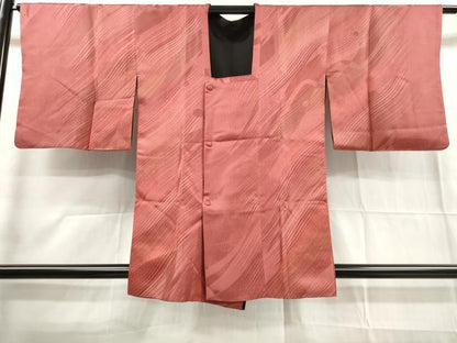平和屋着物■道行コート リバーシブル 流水地紋 暈し染め 正絹 逸品 DAAL6982ar