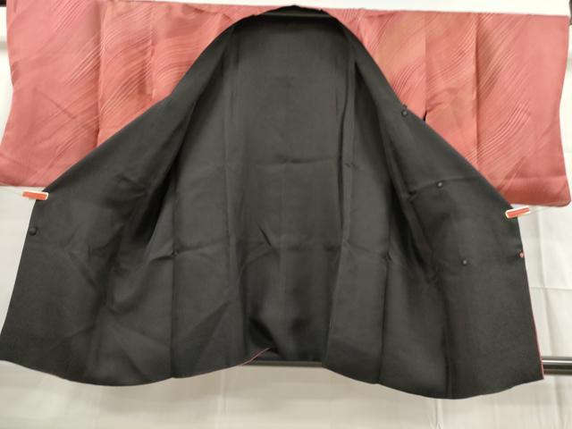 平和屋着物■道行コート リバーシブル 流水地紋 暈し染め 正絹 逸品 DAAL6982ar