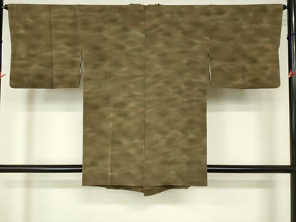 平和屋着物■道行コート 霞文 暈し染め 正絹 逸品 DAAL9252cm