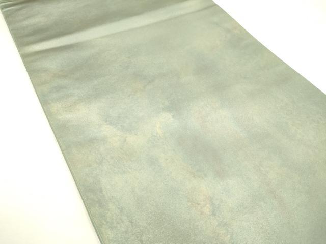 平和屋着物◎六通柄袋帯 霞文 引箔 正絹 逸品 DAAM0594bc