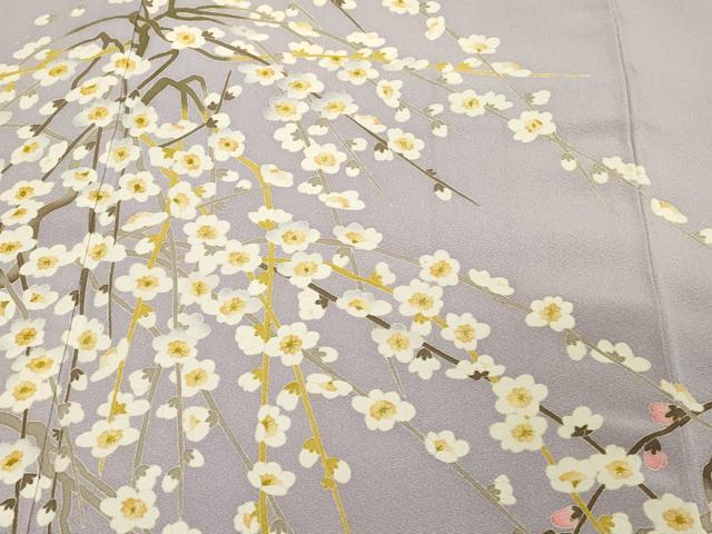平和屋着物●本加賀友禅作家　茶谷孝志　色留袖　枝花文　正絹　逸品　DAAM1300ud