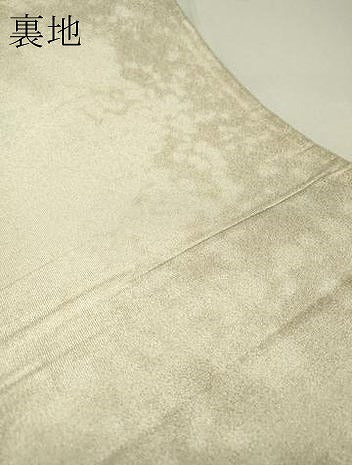 平和屋着物●六通柄袋帯 佐賀綴 天井草花文 銀糸 正絹 逸品 DAAM2198fe