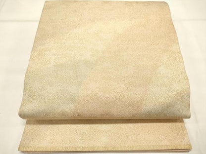 平和屋着物◎砂子綴れ 全通柄袋帯 重ね山文 金糸 正絹 逸品 DAAM6509rt