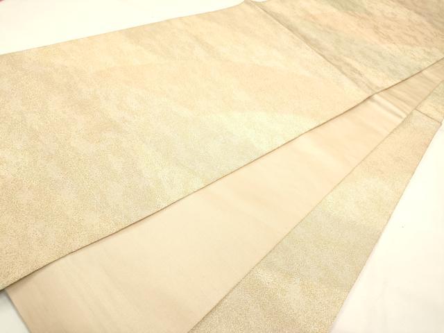 平和屋着物◎砂子綴れ 全通柄袋帯 重ね山文 金糸 正絹 逸品 DAAM6509rt