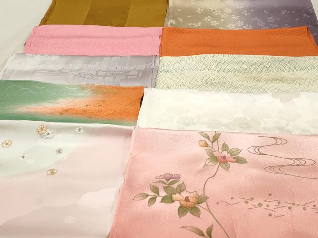 平和屋着物☆和装小物 上質な帯揚げ 10枚セット 逸品 DAAM7791qa