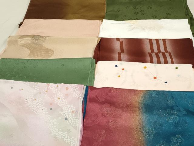 平和屋着物★和装小物　上質な帯揚げ　10枚セット　逸品　DAAM7866qa 平和屋着物☆和装小物 上質な帯揚げ 10枚セット 逸品 DAAM7866qa