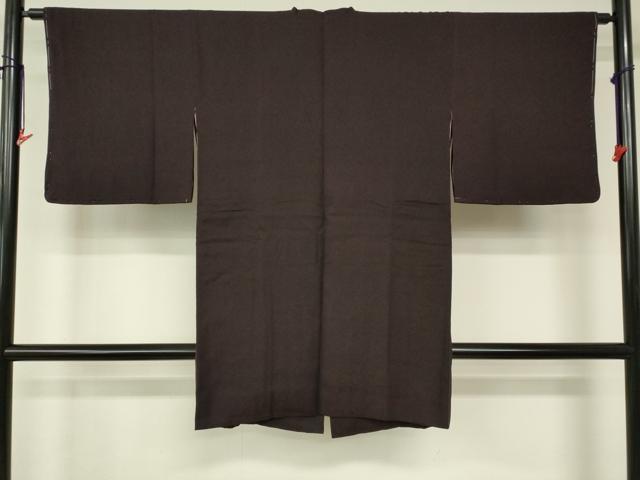 平和屋着物■道行コート 霞文 ロング丈 正絹 逸品 DAAM9584cm