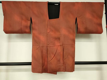 平和屋着物■道行コート リバーシブル 霞文 暈し染め 正絹 逸品 DAAM9633cm