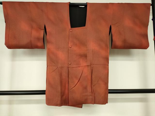 平和屋着物■道行コート リバーシブル 霞文 暈し染め 正絹 逸品 DAAM9633cm