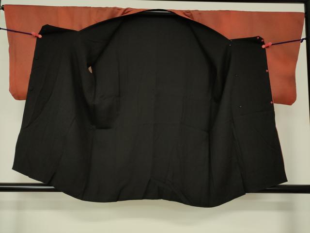 平和屋着物■道行コート リバーシブル 霞文 暈し染め 正絹 逸品 DAAM9633cm