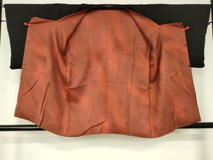 平和屋着物■道行コート リバーシブル 霞文 暈し染め 正絹 逸品 DAAM9633cm