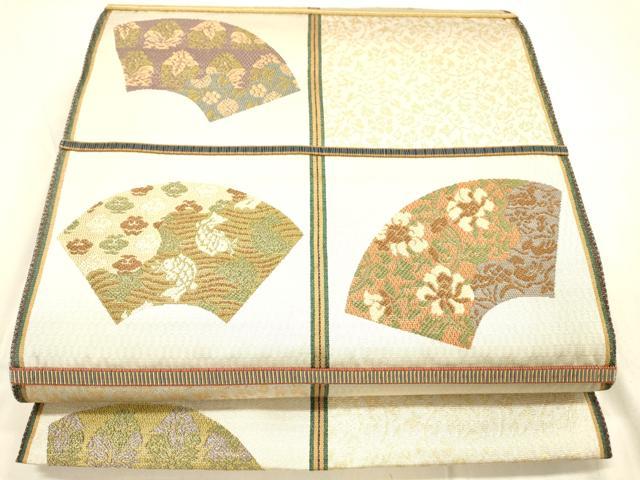 平和屋着物■六通柄袋帯 菱絢錦 あけぼの繭 名物裂 金糸 正絹 逸品 DAAN0352op