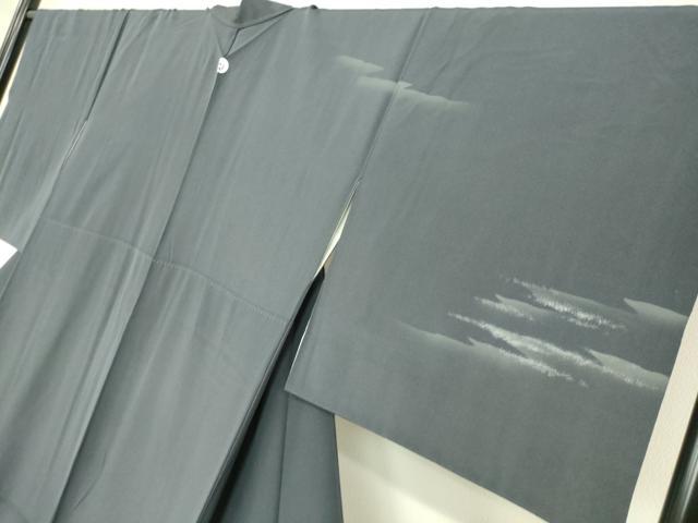 平和屋着物●水嶋征夫 訪問着 樹林文 暈し染め 正絹 逸品 DAAN1230az