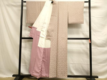 平和屋着物■上質な小紋　飛鶴文　正絹　逸品　DAAN7611op
