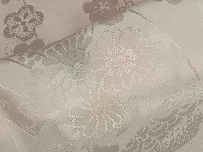 平和屋着物■長襦袢 無双仕立て 几帳花地紋 暈し染め 正絹 逸品 DAAO0873xg