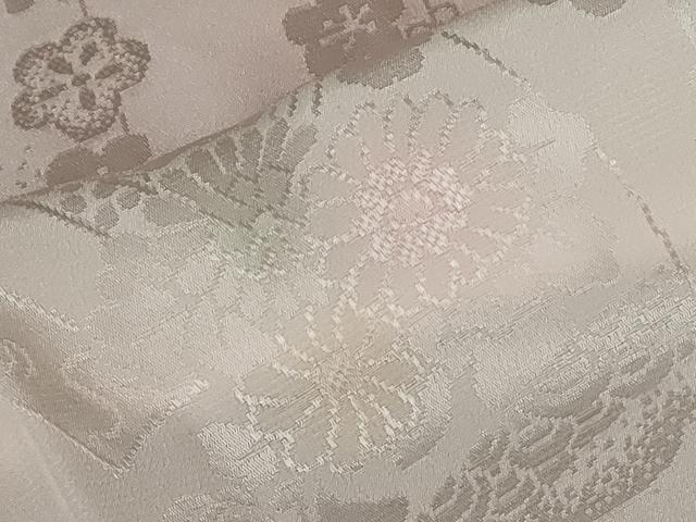 平和屋着物■長襦袢 無双仕立て 几帳花地紋 暈し染め 正絹 逸品 DAAO0873xg