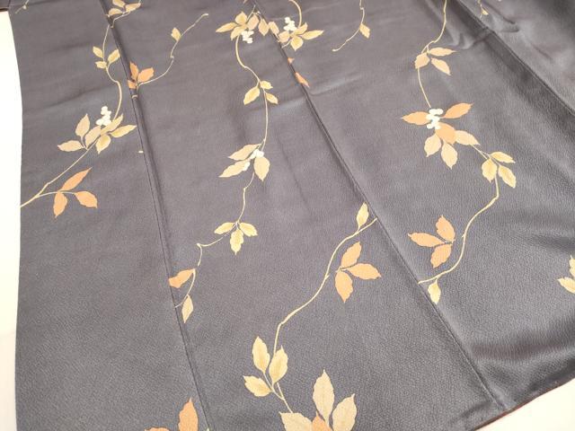 平和屋着物■上質な小紋　南天　金彩　正絹　逸品　DAAO4761tw
