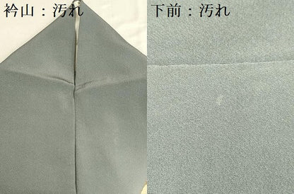 平和屋着物■上質な小紋　糸巻花文　暈し染め　金彩　正絹　逸品　DAAO6132we