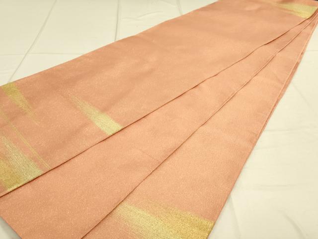 平和屋着物◎太鼓柄袋帯 重ね山文 金銀糸 正絹 逸品 DAAO9539rt