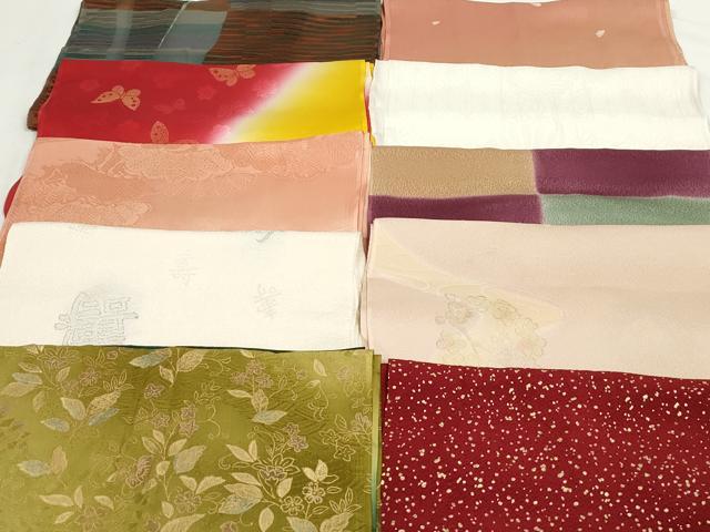 平和屋着物★和装小物　上質な帯揚げ　10枚セット　逸品　DAAP2080qa 平和屋着物☆和装小物 上質な帯揚げ 10枚セット 逸品 DAAP2080qa