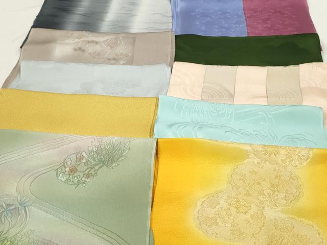 平和屋本店■和装小物　帯揚げ10枚　逸品　未使用　DZAA10525kh5