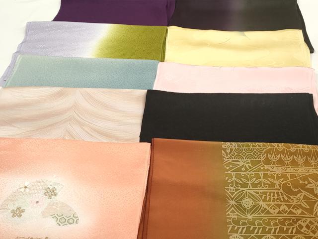 平和屋本店●和装小物 帯揚げ10枚 逸品 未使用 DZAA10526kh5