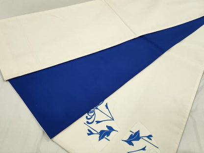 平和屋着物◎太鼓柄袋帯　地紙花文　正絹　逸品　DAAP2327qa