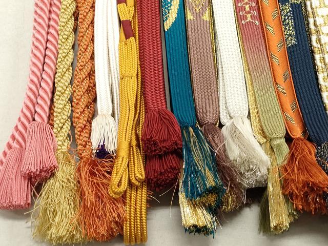 平和屋着物●和装小物 帯締め20本 高麗組 冠組 亀甲組 金銀糸 逸品 DAAP5128by