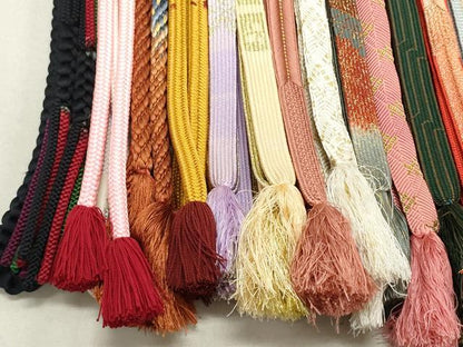 平和屋着物●和装小物 帯締め20本 高麗組 笹浪組 冠組 金銀糸 逸品 DAAP5132by