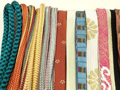 平和屋着物●和装小物 帯締め20本 高麗組 笹浪組 あわじ玉 金糸 逸品 DAAP5134by